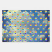 Leuk, kleurrijk, Rainbow Spectrum Pattern 6 Event  Inpakpapier Vel (Voorkant 3)