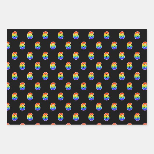 Leuk, kleurrijk, Rainbow Spectrum Pattern 6 Event  Inpakpapier Vel (Voorkant)