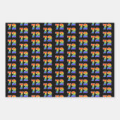 Leuk, kleurrijk, Rainbow Spectrum Pattern 72 Event Inpakpapier Vel (Voorkant)