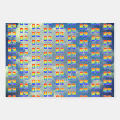 Leuk, kleurrijk, Rainbow Spectrum Pattern 82 Event Inpakpapier Vel (Voorkant 3)