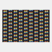 Leuk, kleurrijk, Rainbow Spectrum Pattern 84 Event Inpakpapier Vel (Voorkant)