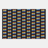 Leuk, kleurrijk, Rainbow Spectrum Pattern 86 Event Inpakpapier Vel (Voorkant)