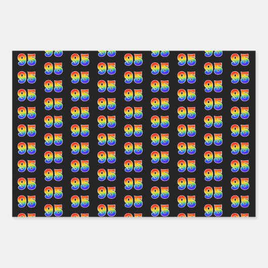 Leuk, kleurrijk, Rainbow Spectrum Pattern 95 Event Inpakpapier Vel (Voorkant)