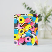 Leuk kleurrijk Snoep Briefkaart (Staand voorkant)