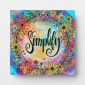 Leuk Kleurrijk Vereenvoudig Fotoplaat (Voorkant)