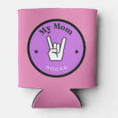 Leuk! Koelbox- Mijn moeder ROCKS! Blikjeskoeler (Voorkant)