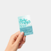 Leuk koele glitter script zwembadfeest VIP Badge (Handheld)