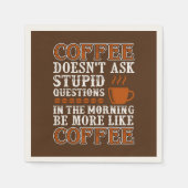 leuk koffiefeest servet (Voorkant)