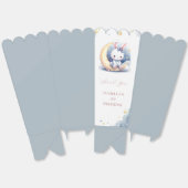 Leuk konijntje dat op de maan zit bedankdoosjes (Ongevouwen)