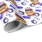 leuk leestijdfeest cadeaupapier (Rol Hoek)