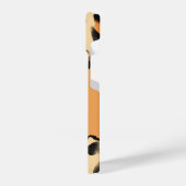 Leuk Leopard Print Monogram iPhone Hoesje (Linkerkant)