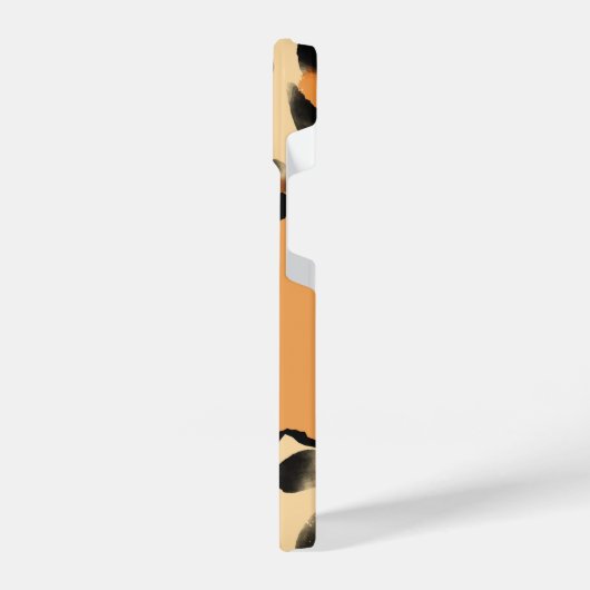 Leuk Leopard Print Monogram iPhone Hoesje (Linkerkant)