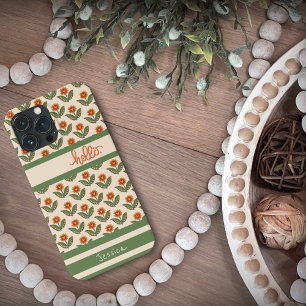 Leuk Leuk Bloemen Patroon Inspirivity iPhone Case