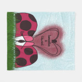 Leuk lieveheersbeestje paar fleece deken (Voorkant (Horizontaal))