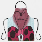 Leuk lieveheersbeestje paar schort (Voorkant)