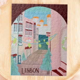 Leuk Lissabon Portugese Winter Legpuzzel
