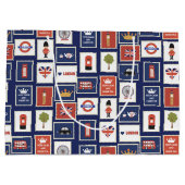 leuk Londen-patroonreizen Groot Cadeauzakje (Achterkant)