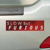 LEUK, MAAR GEVOELIG BUMPERSTICKER (Op auto)