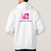 Leuk met Pitties Hoodie (Achterkant)