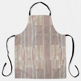 Leuk metaal en hout schort