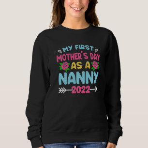 Leuk mijn eerste Moederdag als nanny 2022 Kerstmis Trui