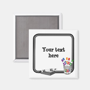 Leuk mini-whiteboard magneet
