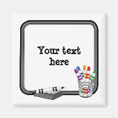 Leuk mini-whiteboard magneet (Voorkant)