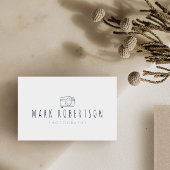 Leuk minimaal fotograaf visitekaartje