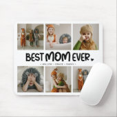 Leuk Modern 'BESTE MOM OOIT' 6 Foto Muismat (Met muis)