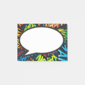 Leuk Modern Comic Book Speech Bubble Post-it® Notes (Voorkant)