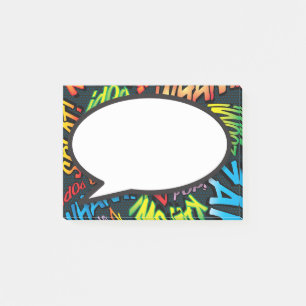 Leuk Modern Comic Book Speech Bubble Post-it® Notes