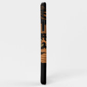 Leuk modern koper glitter script monogram Case-Mate iPhone case (Achterkant/rechts)