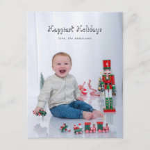 Leuk modern script fijne feestdagen volledig uitge