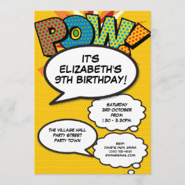 Leuk Modern Verjaardagsfeest Elke Leeftijd POW Kaart