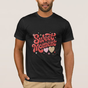 Leuk Moment Plezierige Typografie Kunst T-shirt