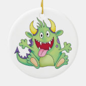 leuk monster keramisch ornament (Achterkant)