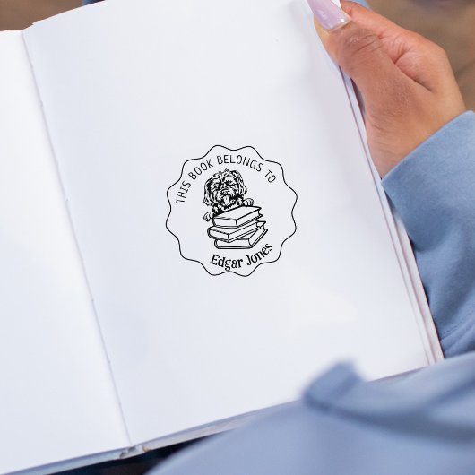 Leuk Morkie Hondenboek Rubberstempel