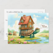 Leuk nieuw adres Briefkaart (Voorkant / Achterkant)