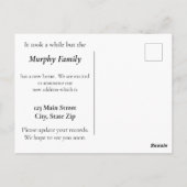 Leuk nieuw adres Briefkaart (Achterkant)