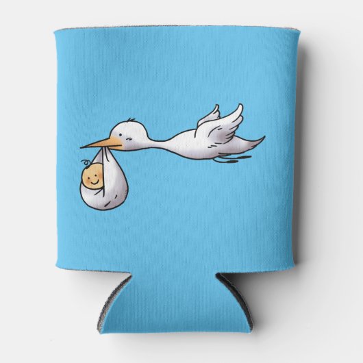 Leuk nieuw baby shower blikjeskoeler (Voorkant)