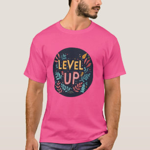 Leuk niveau omhoog met kleurrijke Planten Kostuum T-shirt