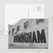 Leuk om je in het Briefkaart van Birmingham te heb (Voorkant / Achterkant)