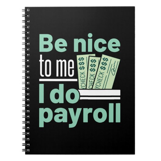 Leuk om te zijn... dat ik een grappige Clerk manag Notitieboek (Voorkant)