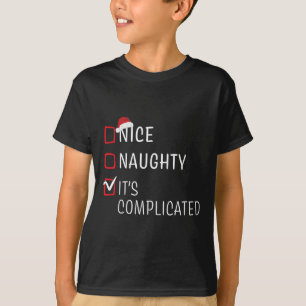 Leuk Ondeugend Mooi Kerst Familie Pyjama Mannen Vr T-shirt