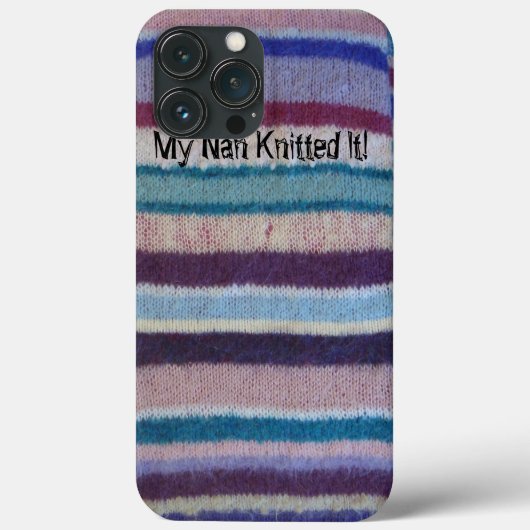 Leuk ontwerp  stijl kleurrijke gebreide strepen Case-Mate iPhone case (Achterkant)