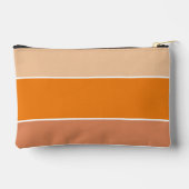 Leuk oranje streep varsity monogram etui (Achterkant)