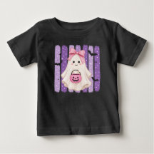 Leuk Paars Spook Halloween Kinder T-Shirt