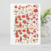 Leuk Paddenstoelen Patroon (Staand voorkant)