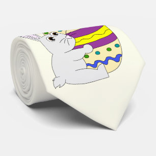 Leuk Pasen konijntjesholding geschilderd ei Stropdas