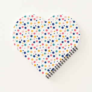 Leuk patroon Kleurrijke Cirkels Polka Dots Notitieboek